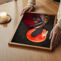 Flamingo Portrait Print