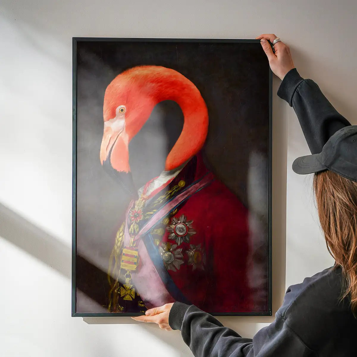 Flamingo Portrait Print
