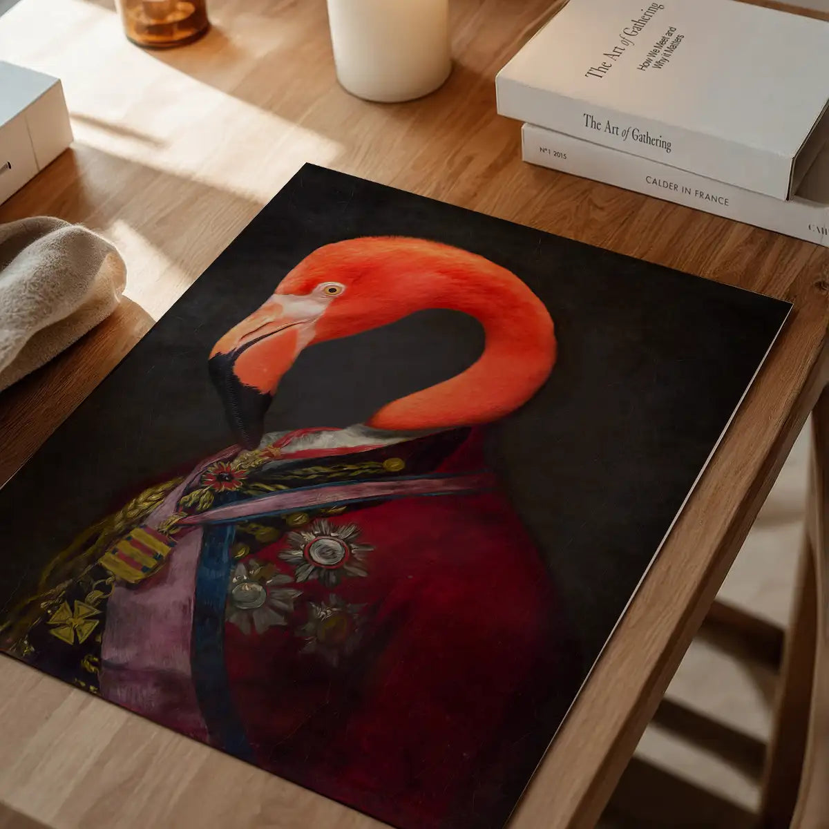Flamingo Portrait Print