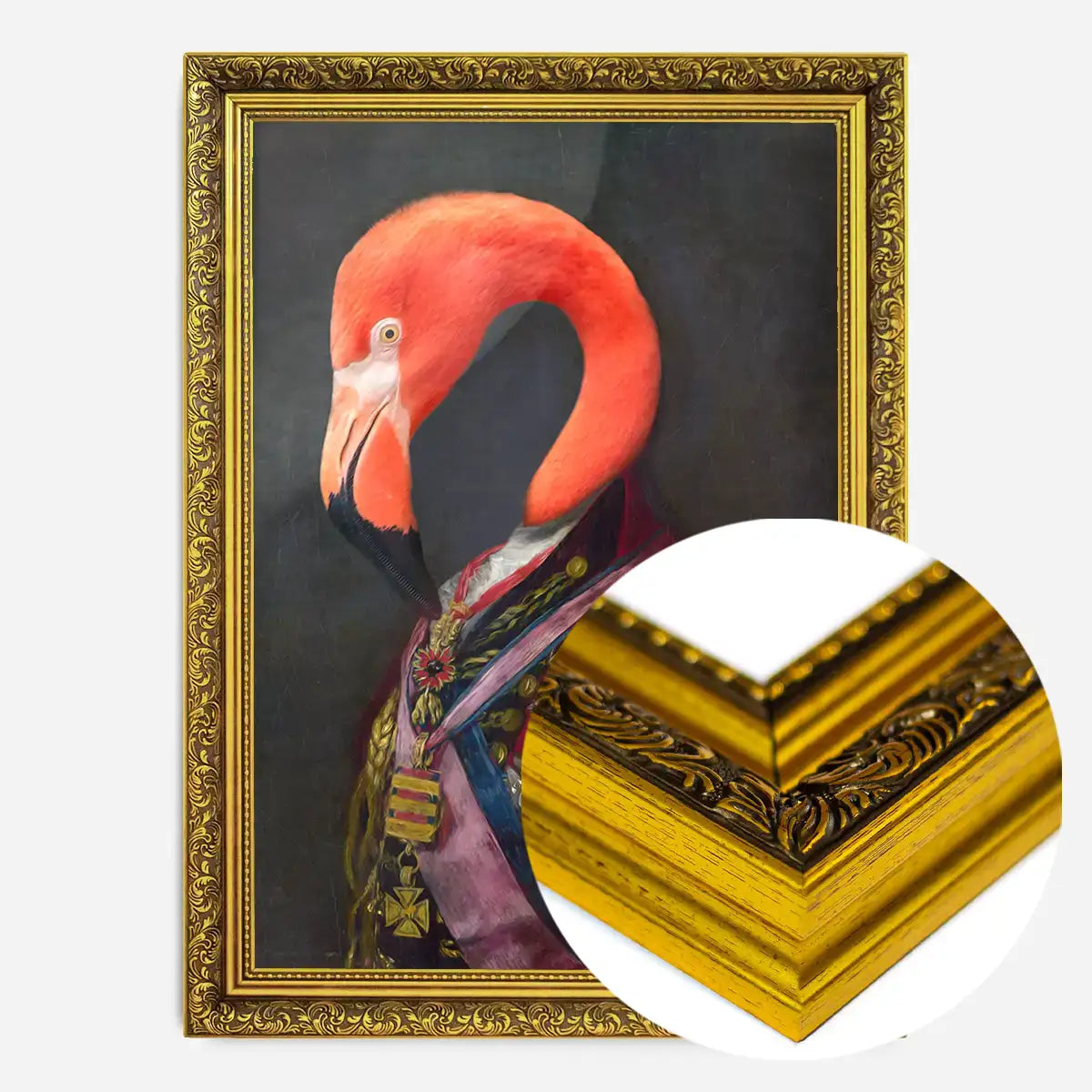 Flamingo Portrait Print