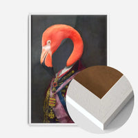 Flamingo Portrait Print