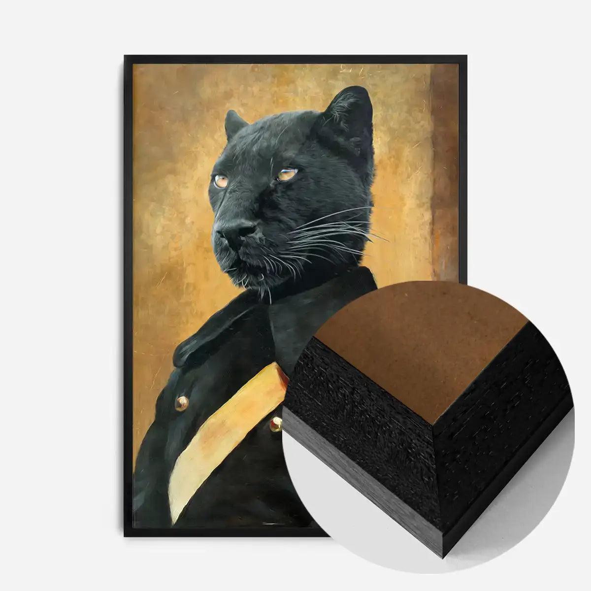 Black Panther Portrait Print