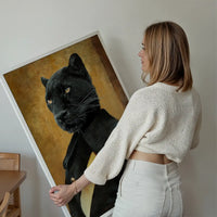 Black Panther Portrait Print