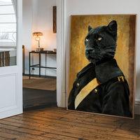 Black Panther Portrait Print