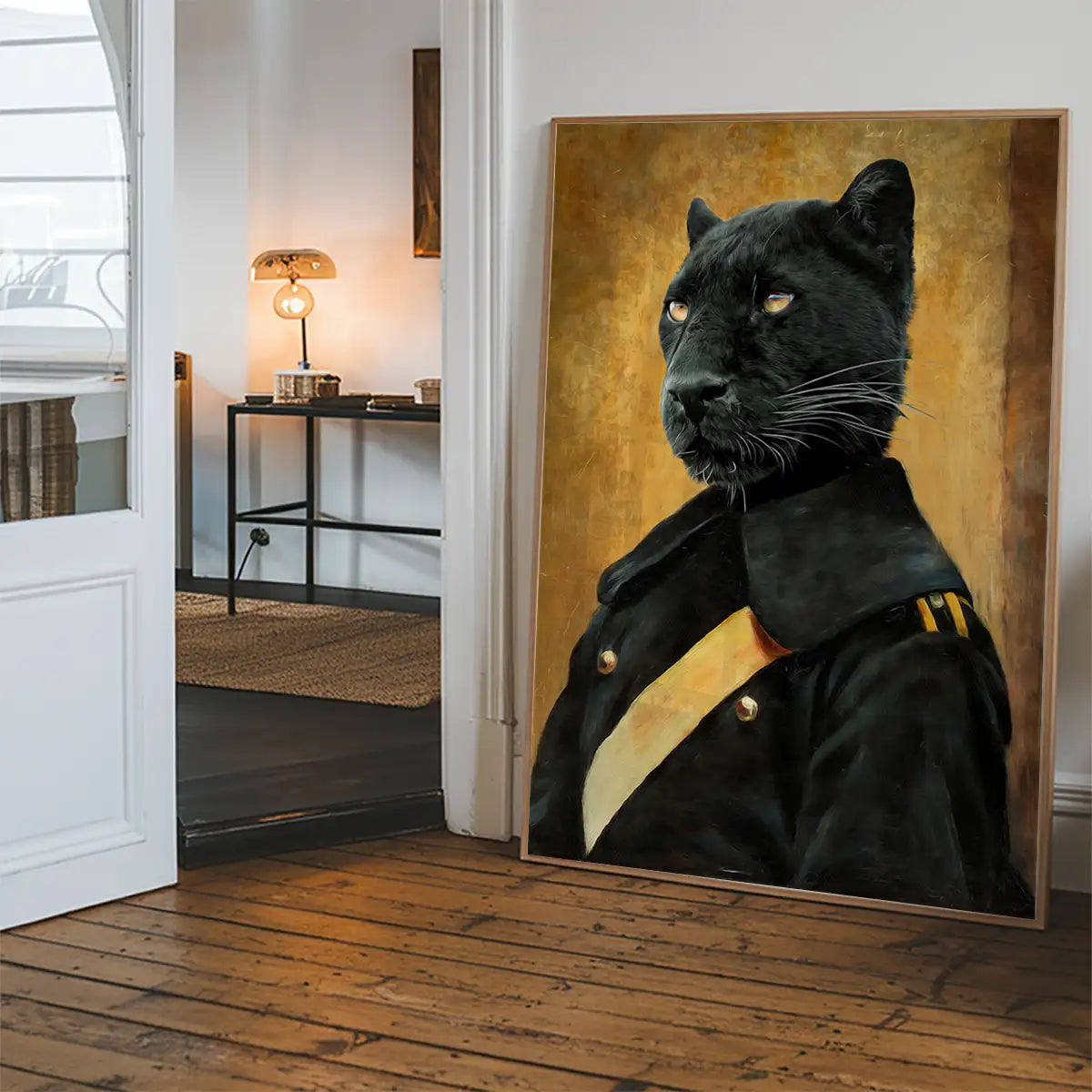 Black Panther Portrait Print