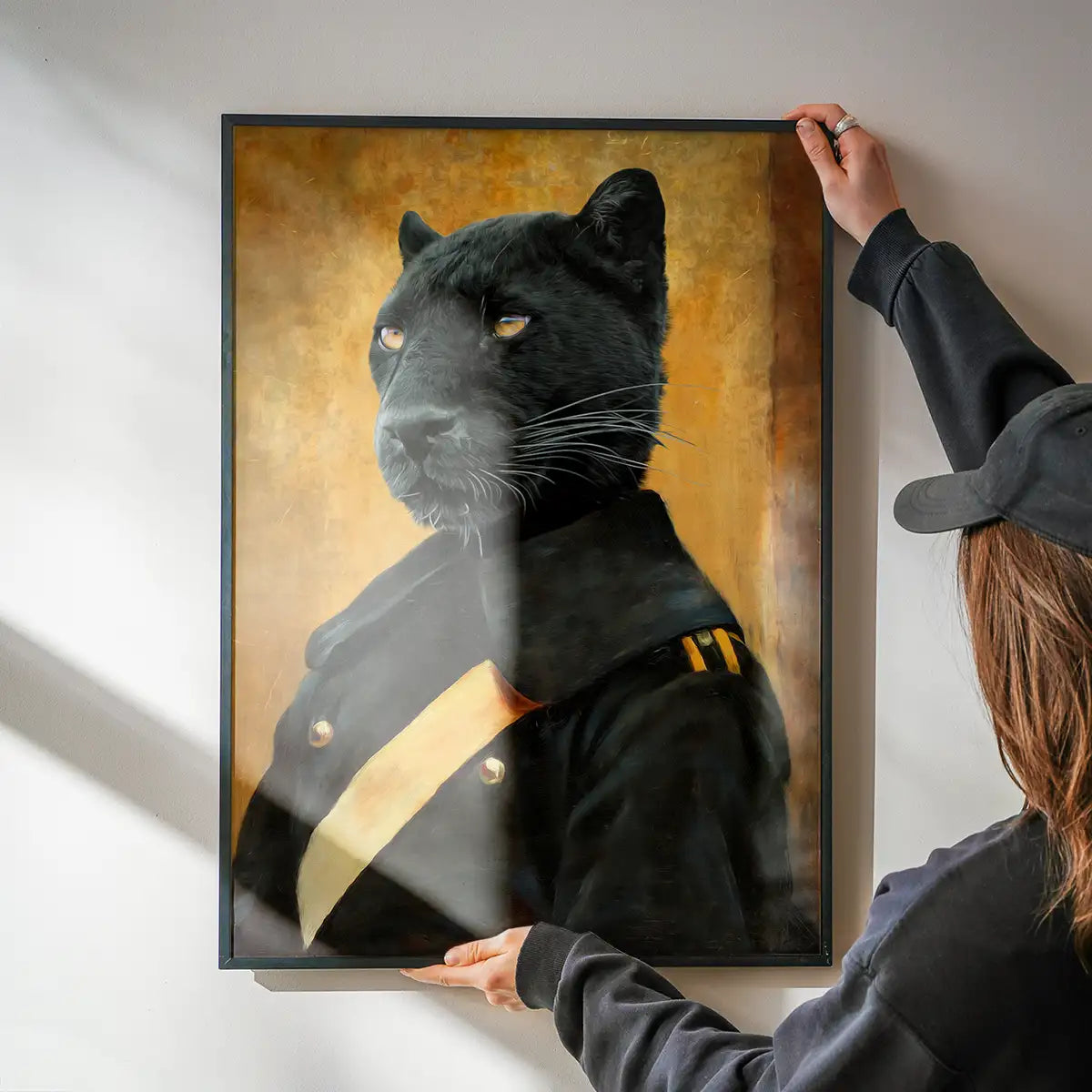 Black Panther Portrait Print