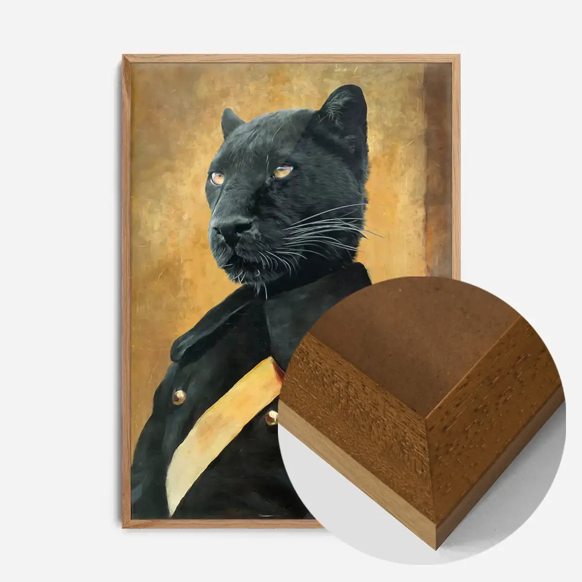 Black Panther Portrait Print