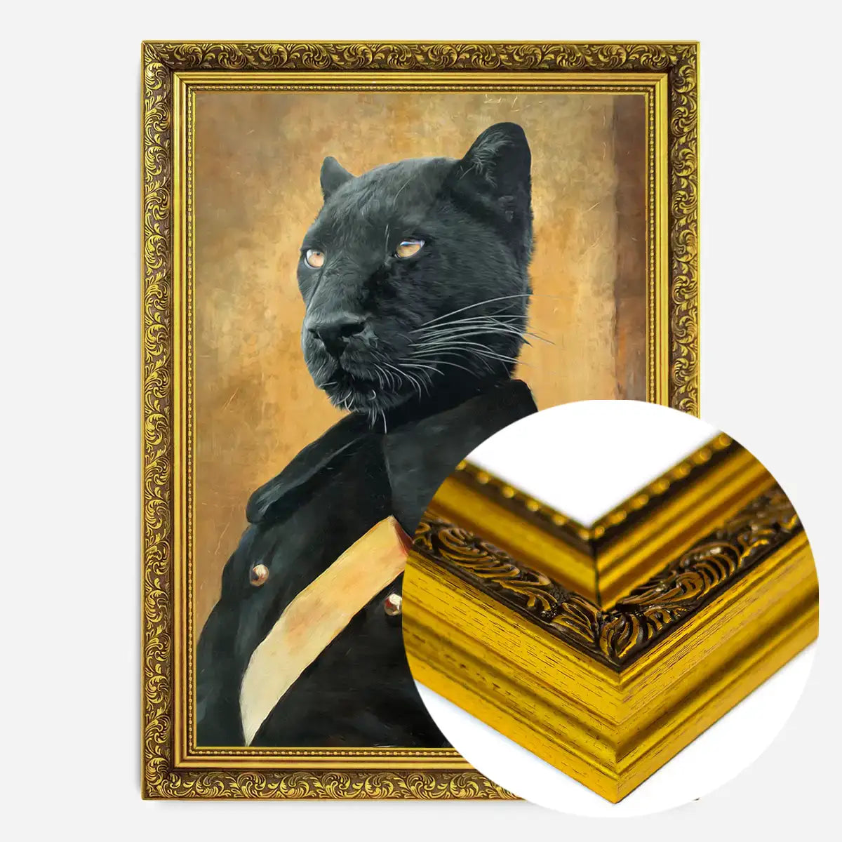 Black Panther Portrait Print