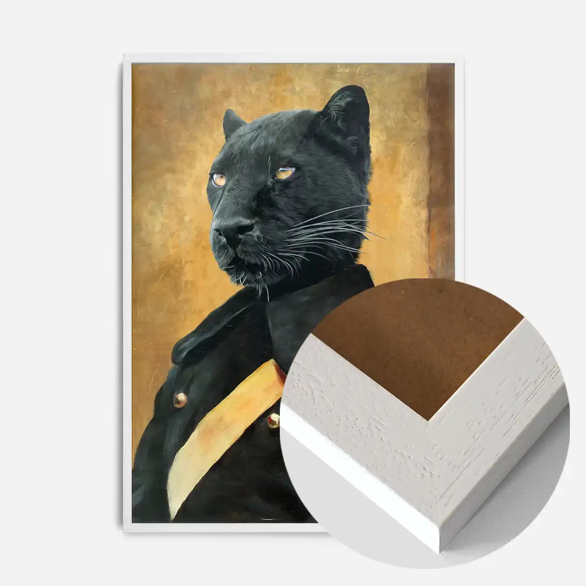 Black Panther Portrait Print