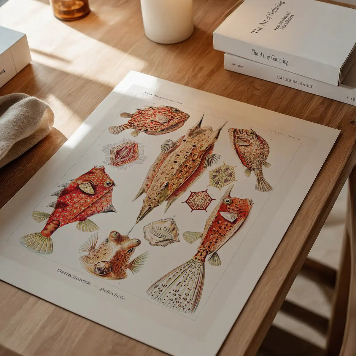 Fish & Sea Creatures Vintage Illustration Print