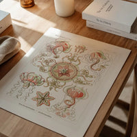 Jellyfish Trachomedusae Vintage Illustration Print