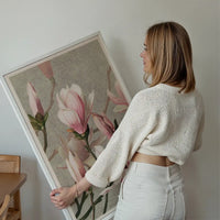 Magnolia by l Prang Flower Print