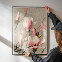 Magnolia by l Prang Flower Print