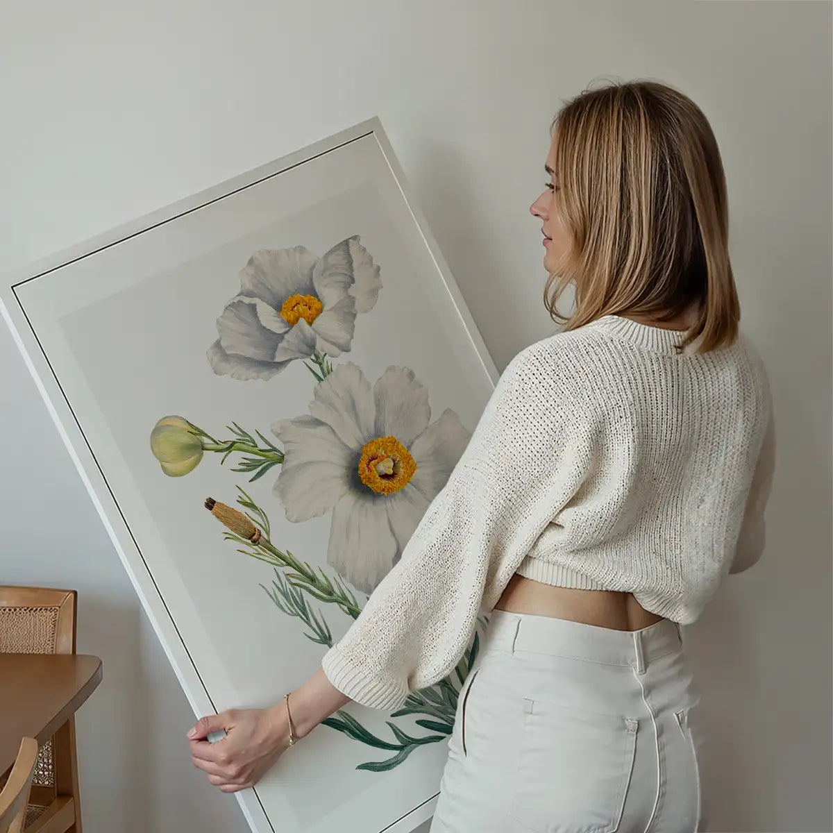 Matilija Poppy Flower Illustration Print