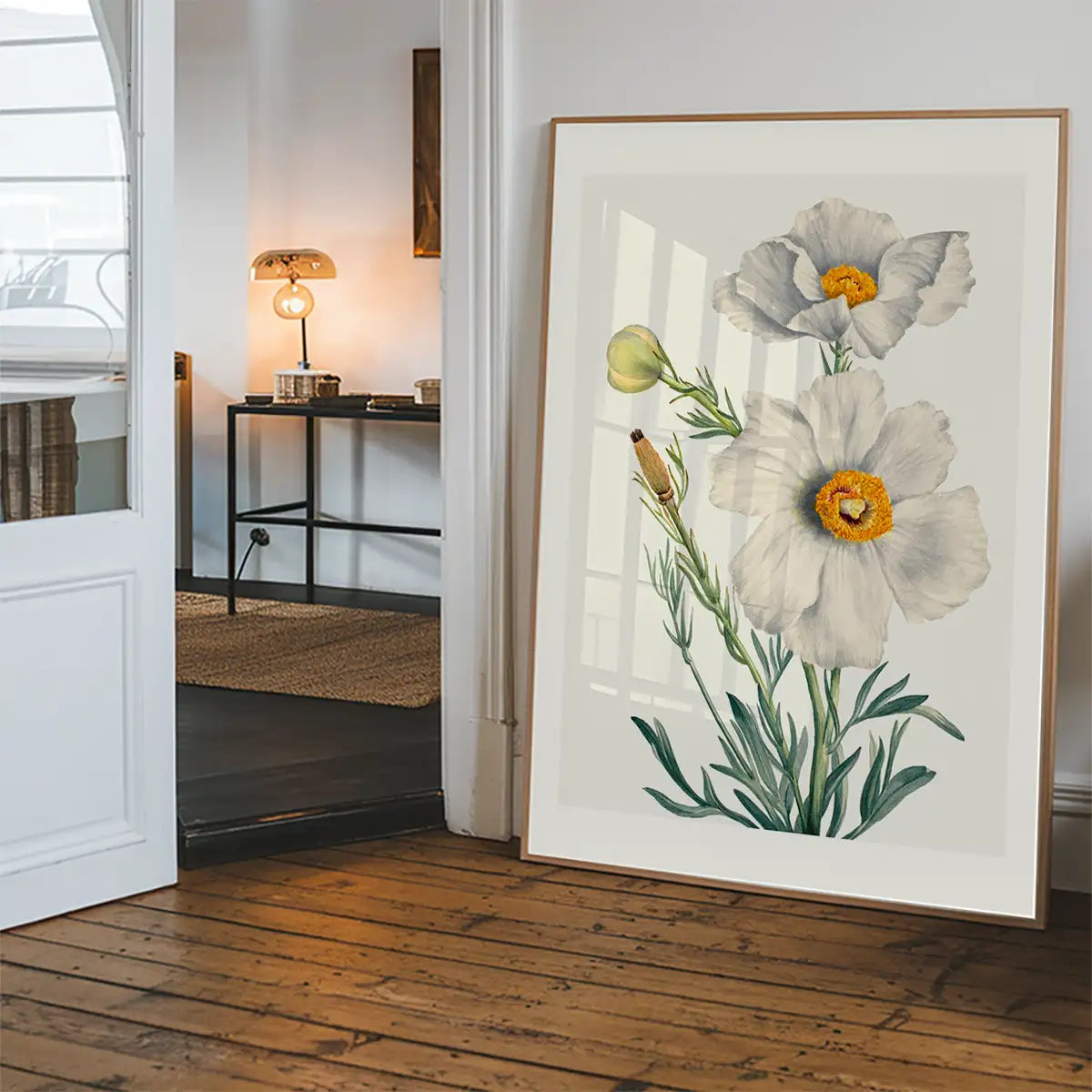 Matilija Poppy Flower Illustration Print