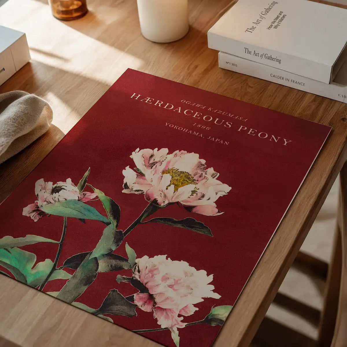 Hærdaceous Peony Ogawa Kazumasa Flowers Print