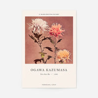 Kin-sui-ro Ogawa Kazumasa Japanese Flowers Print