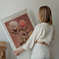 Kin-sui-ro Ogawa Kazumasa Japanese Flowers Print
