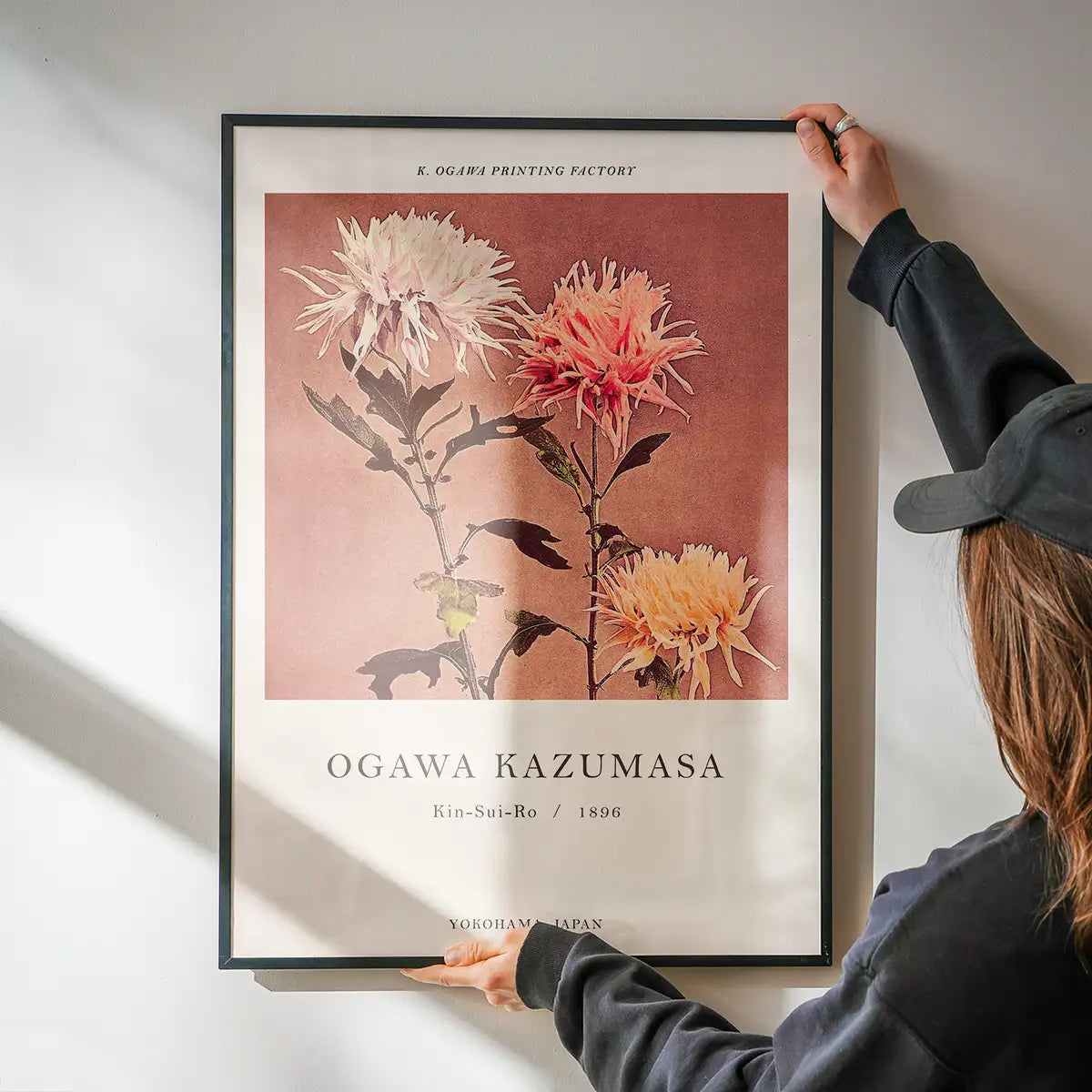 Kin-sui-ro Ogawa Kazumasa Japanese Flowers Print