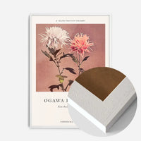 Kin-sui-ro Ogawa Kazumasa Japanese Flowers Print
