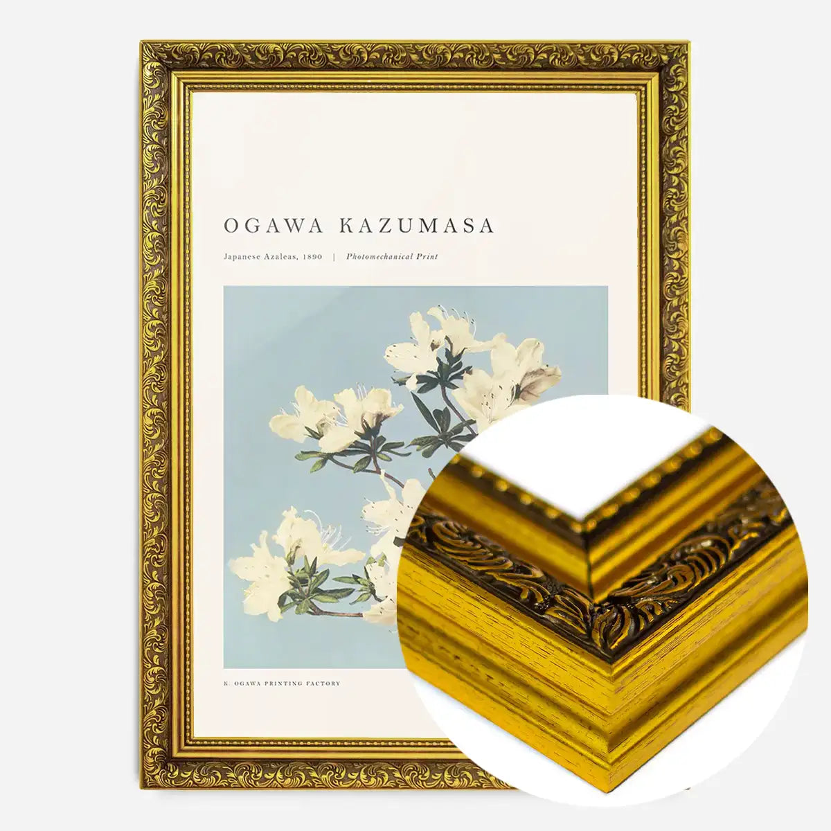 Japense Azaleas Ogawa Kazumasa Flowers Print