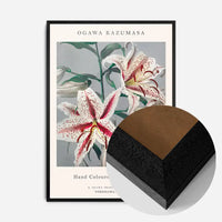 Japanese Flowers Ogawa Kazumasa Flowers Print