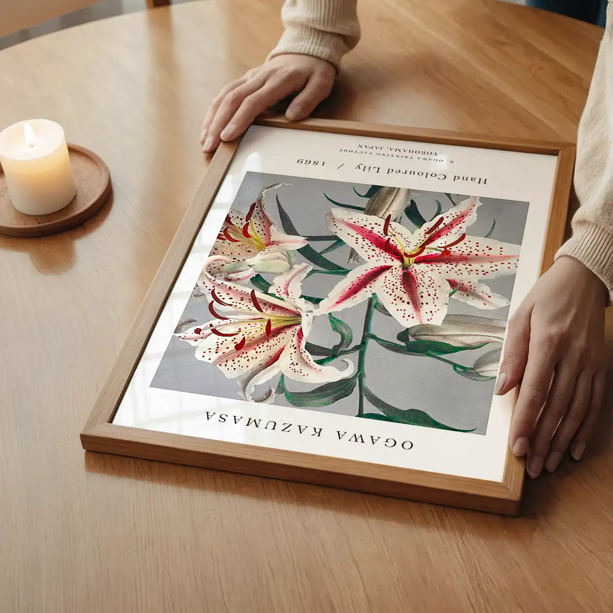 Japanese Flowers Ogawa Kazumasa Flowers Print