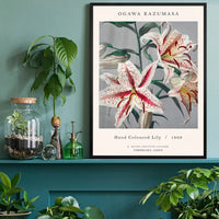 Japanese Flowers Ogawa Kazumasa Flowers Print