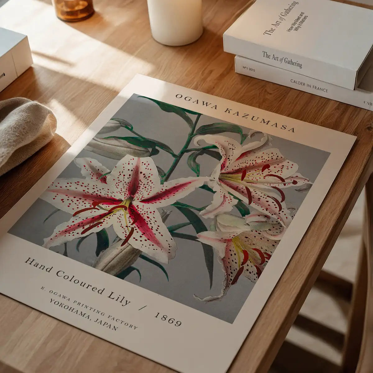 Japanese Flowers Ogawa Kazumasa Flowers Print