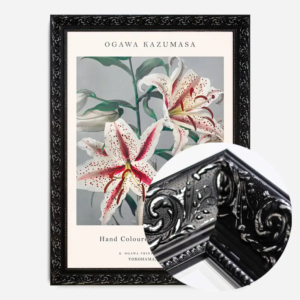 Japanese Flowers Ogawa Kazumasa Flowers Print
