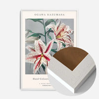 Japanese Flowers Ogawa Kazumasa Flowers Print