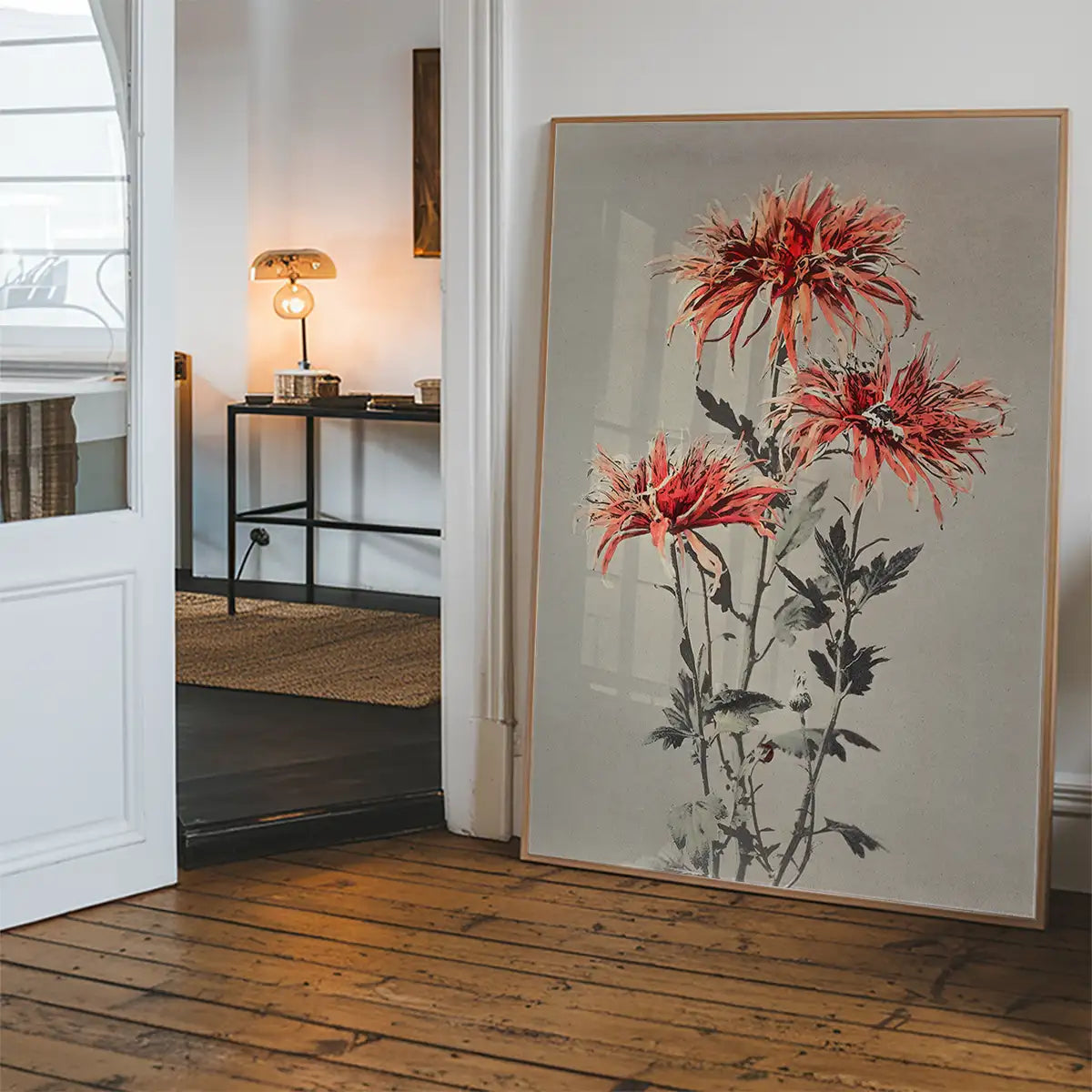 Kin-shi-shi Ogawa Kazumasa Flowers Print