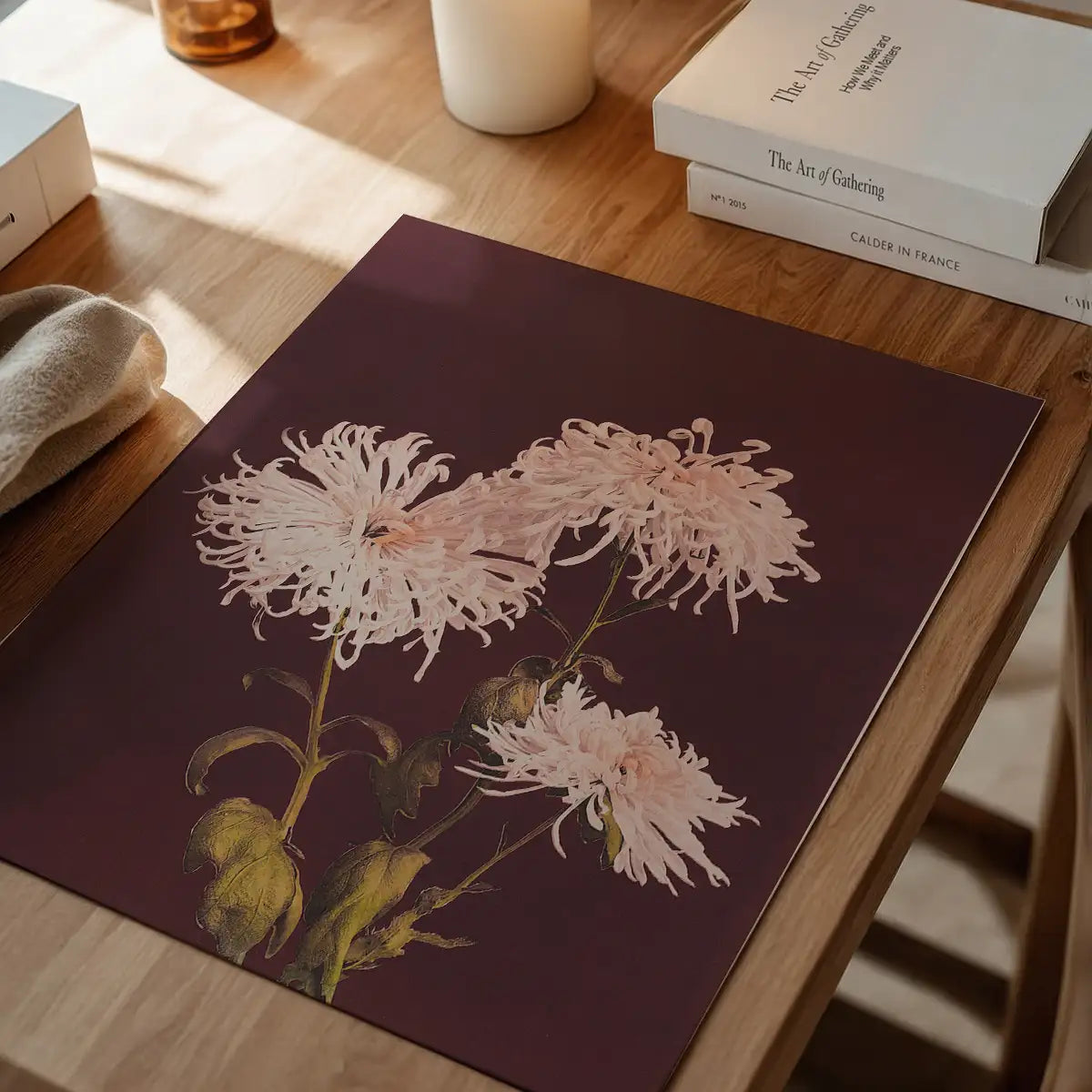 Chrysanthemum Ogawa Kazumasa Flowers Print