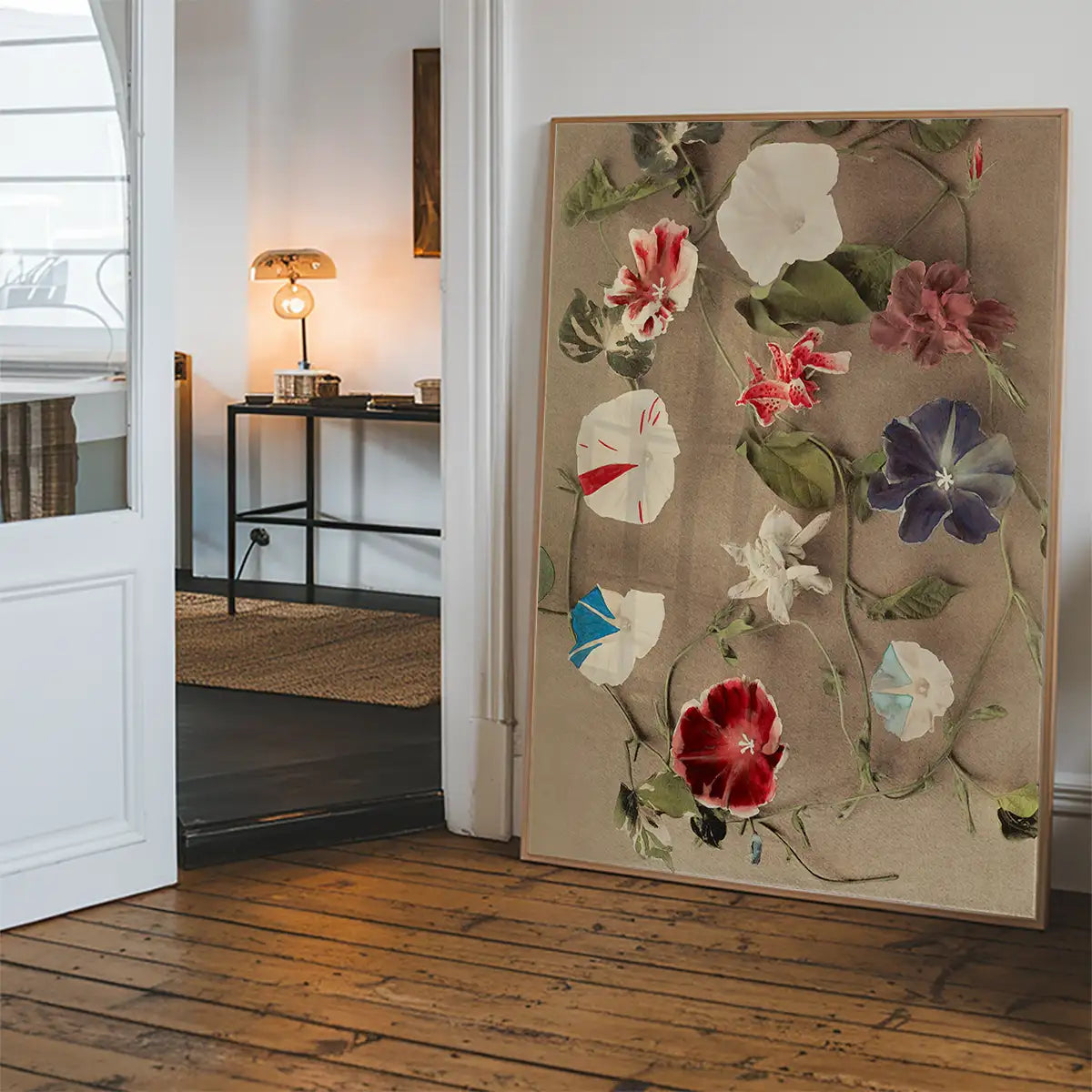 Group of Morning Glories Ogawa Kazumasa Flowers Print