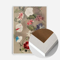 Group of Morning Glories Ogawa Kazumasa Flowers Print