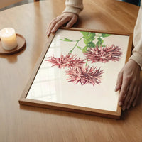 Three Pink Chrysanthemums Ogawa Kazumasa Flowers Print