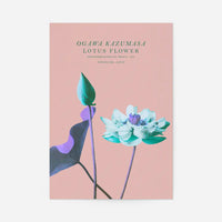 Lotus Flower Inverted Ogawa Kazumasa Flowers Print