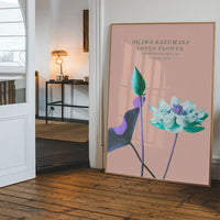 Lotus Flower Inverted Ogawa Kazumasa Flowers Print