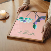 Lotus Flower Inverted Ogawa Kazumasa Flowers Print