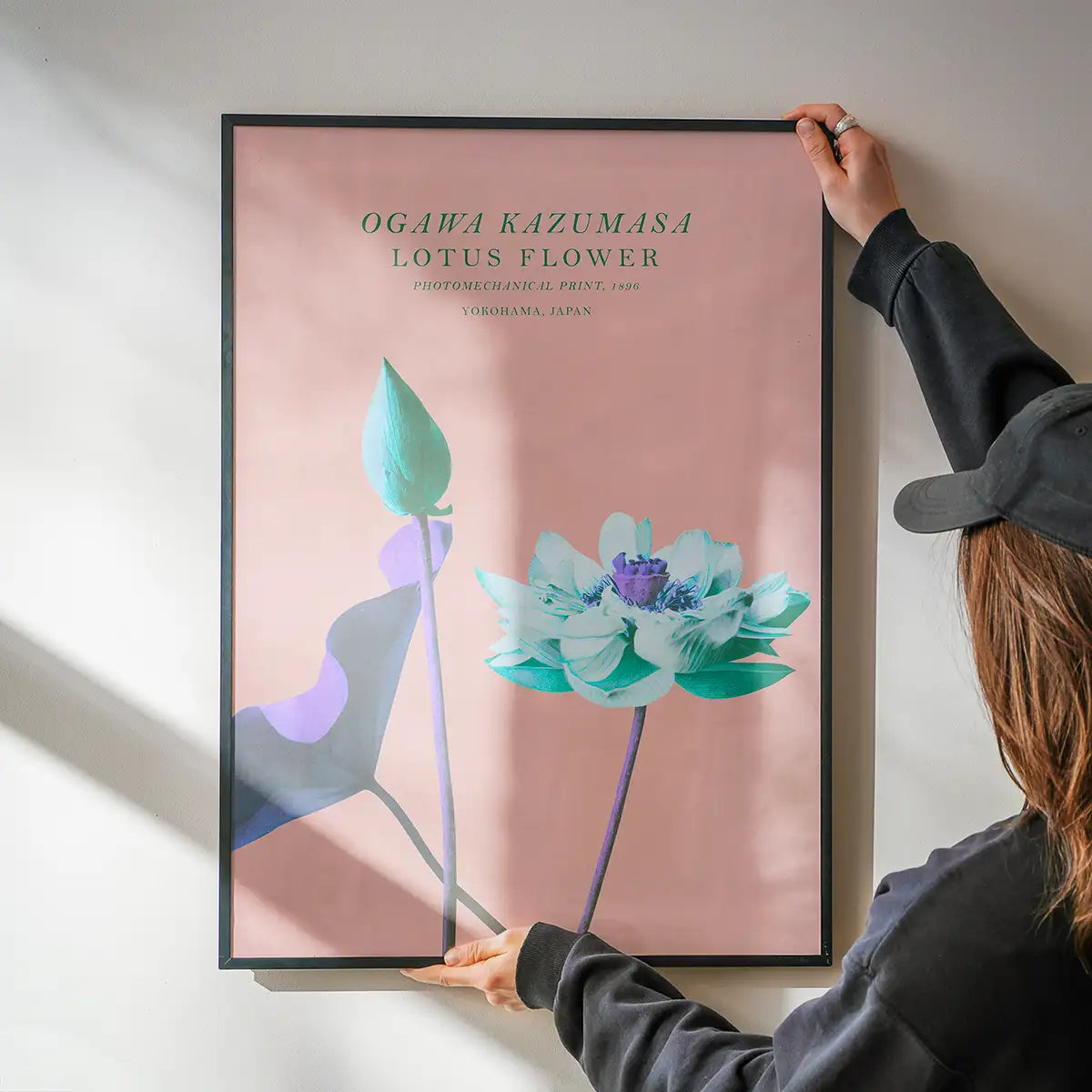 Lotus Flower Inverted Ogawa Kazumasa Flowers Print