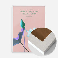 Lotus Flower Inverted Ogawa Kazumasa Flowers Print