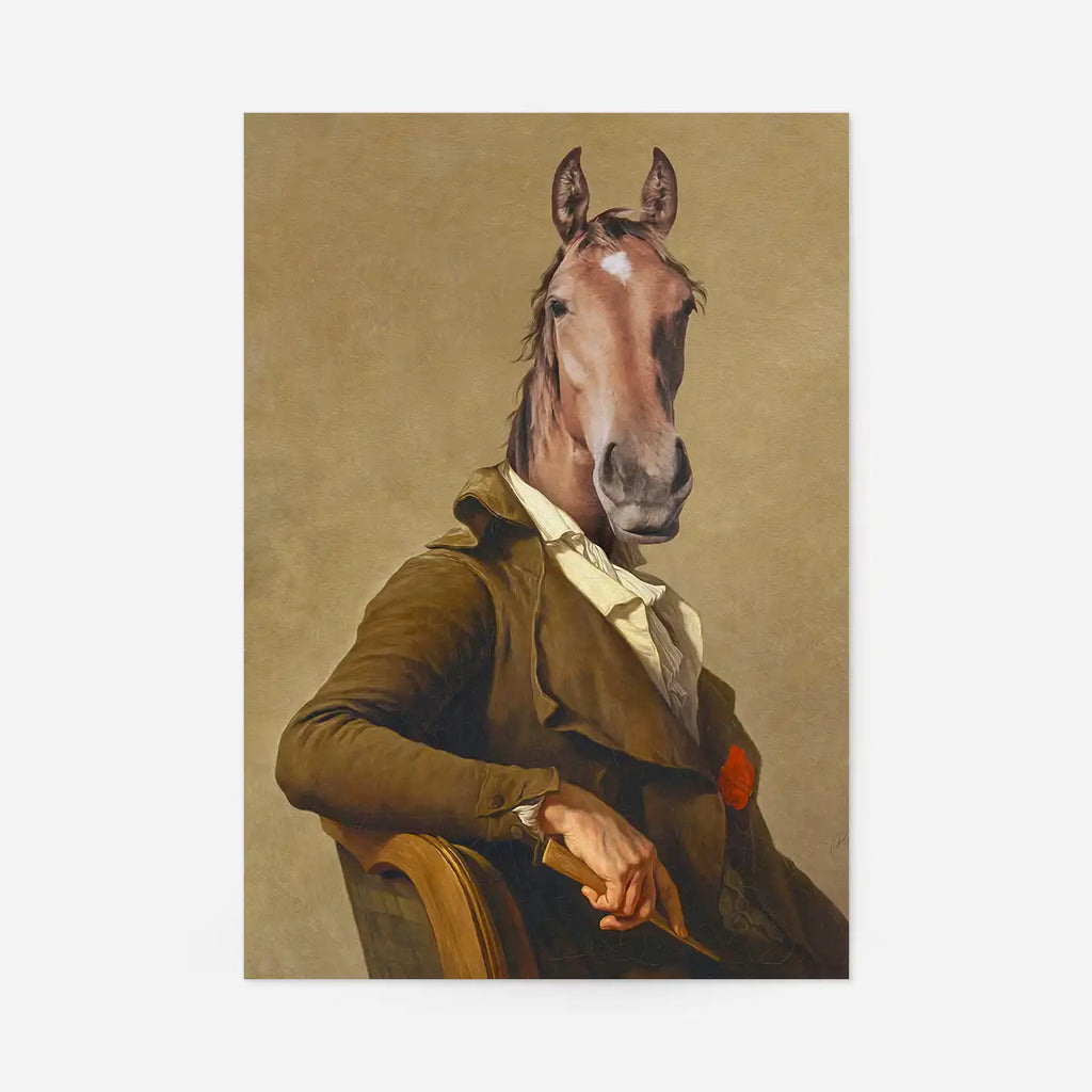 Horse Head Portrait Print