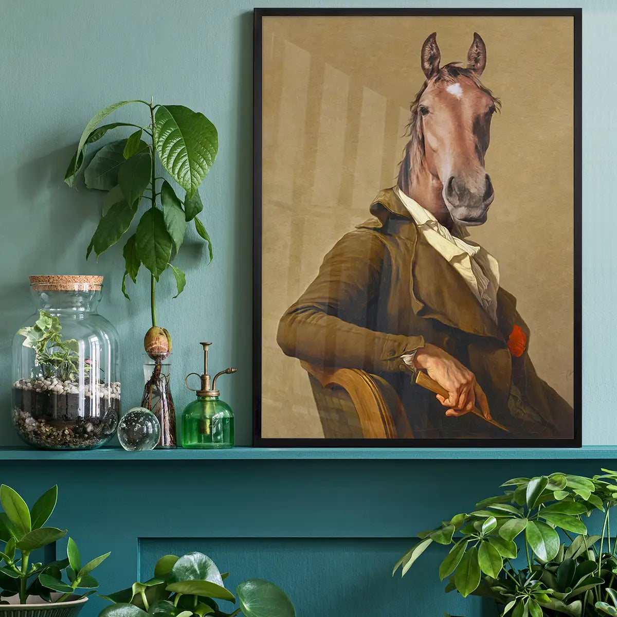Horse Head Portrait Print