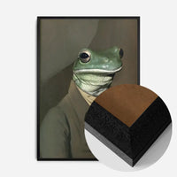 Frog Head Portrait Print