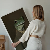 Frog Head Portrait Print