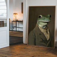 Frog Head Portrait Print
