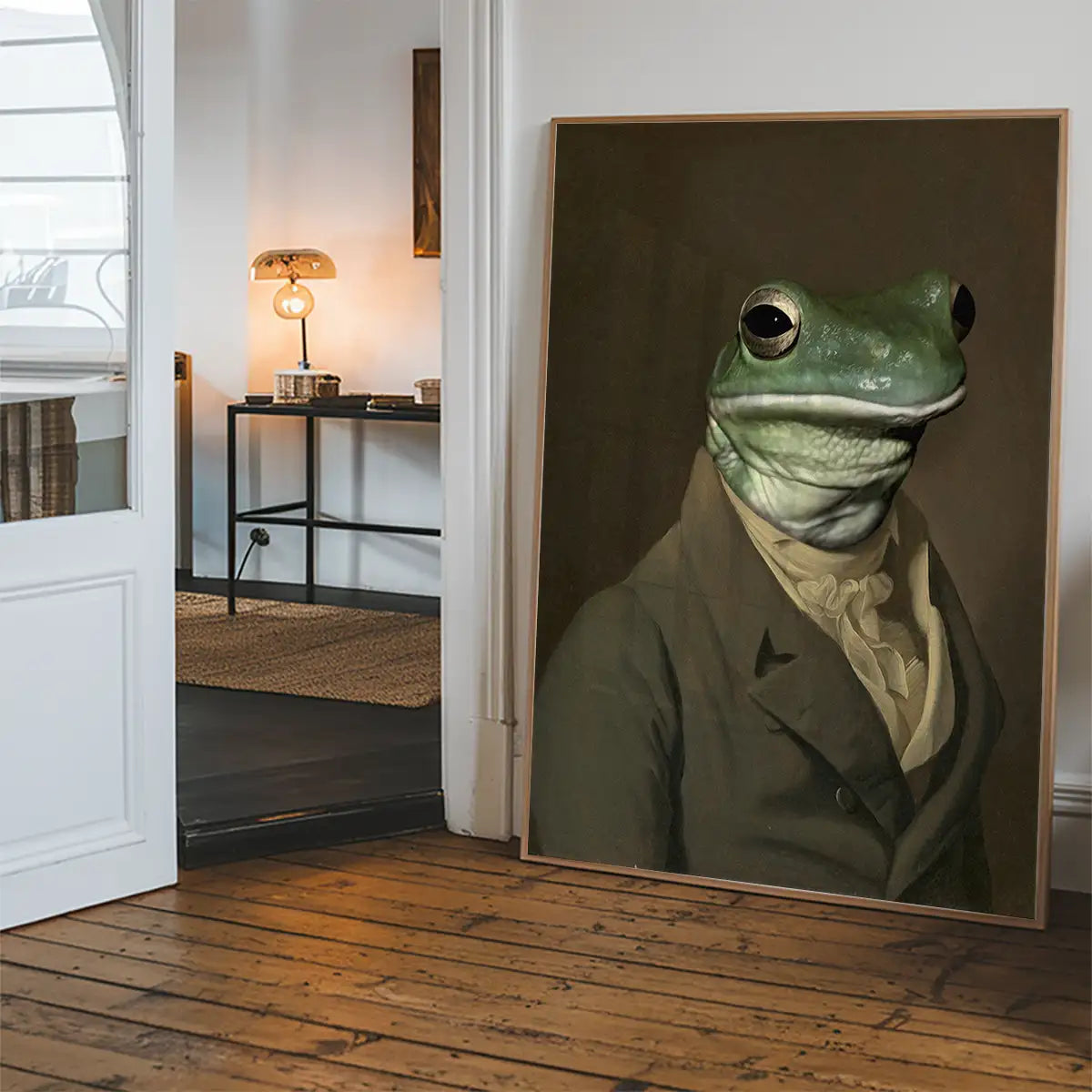 Frog Head Portrait Print