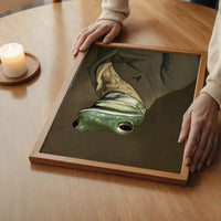 Frog Head Portrait Print