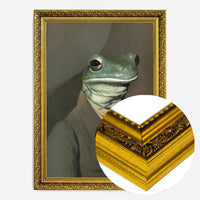 Frog Head Portrait Print