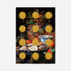 Gold Glitter Dots Still Life Print